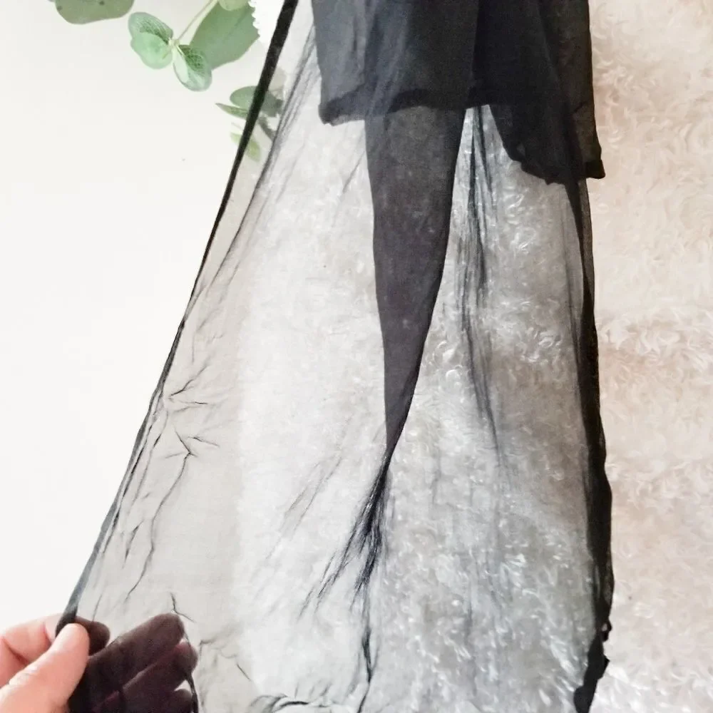 Black scarf sheer - Picture 3 of 3